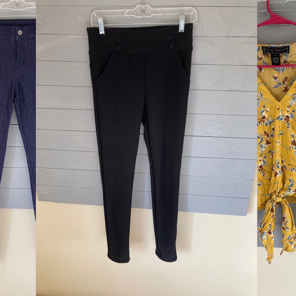 Shosho size medium black formal pants.